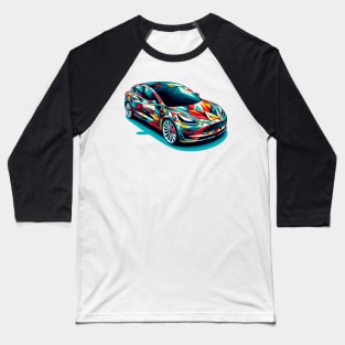 Tesla Model 3 Baseball T-Shirt